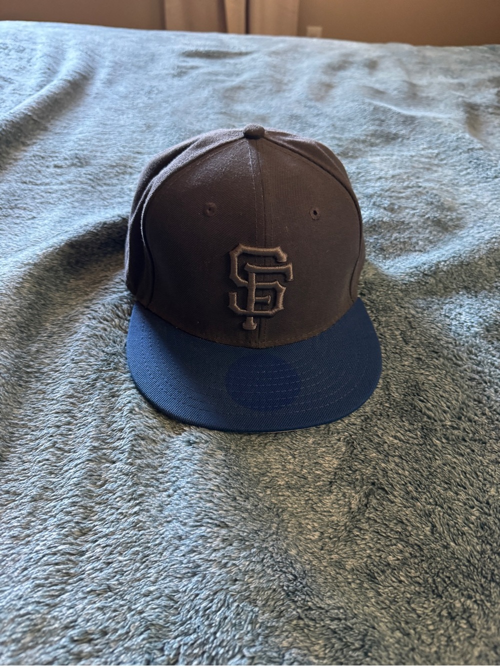 New Era San Francisco Giants Two-Tone Brown and Blue Fitted Baseball Cap